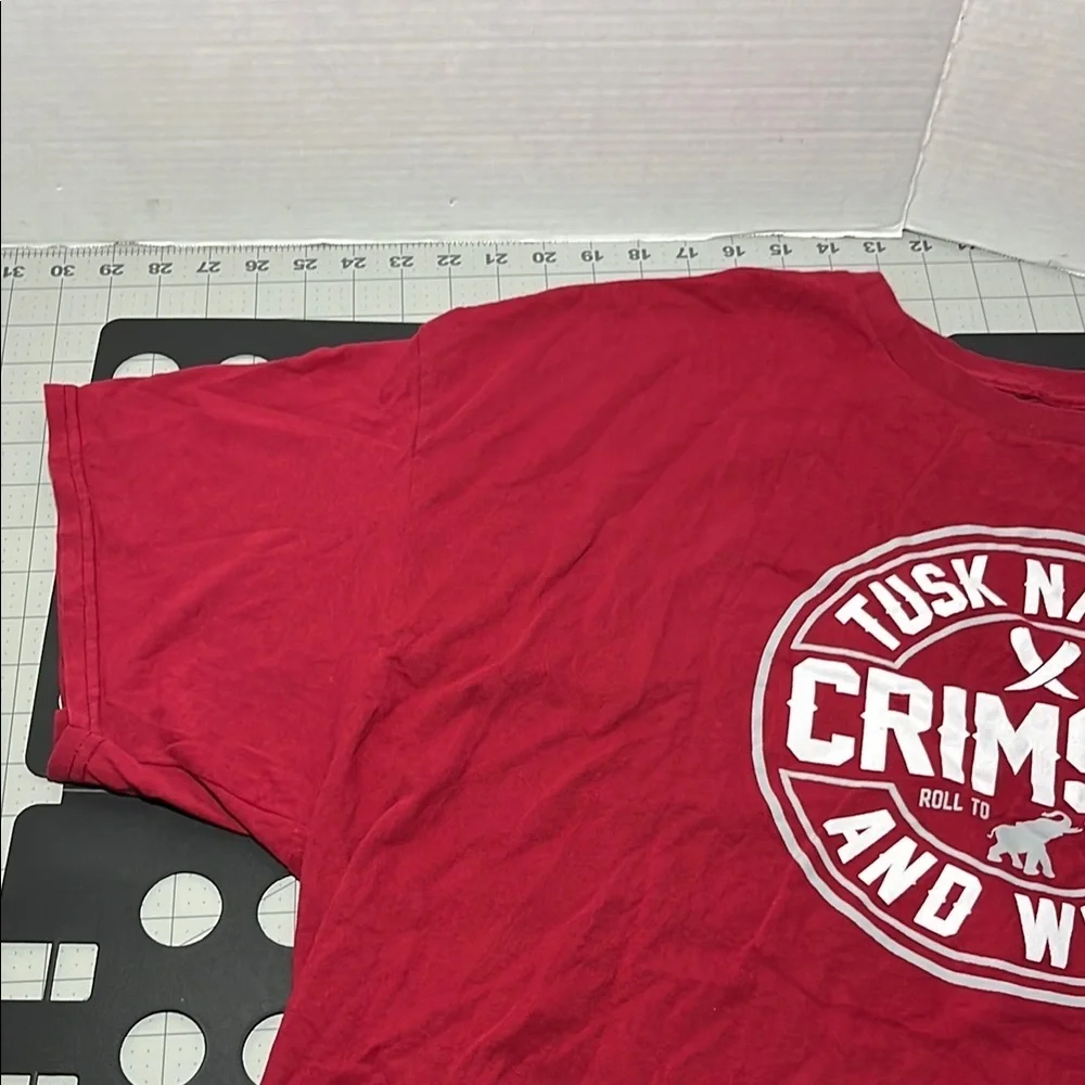 Crimson and White Graphic T-Shirt - Picture 4 of 10